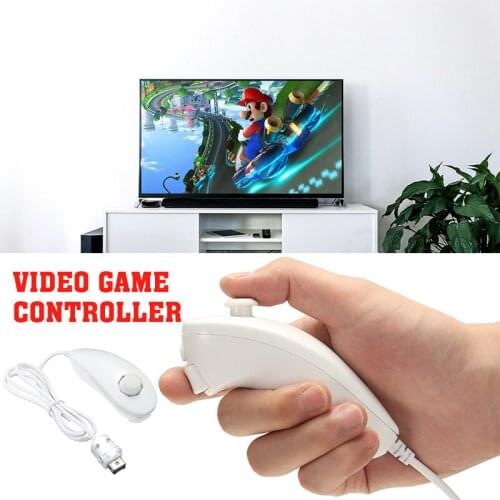 MAYITR 1pc Game Controller Joystick Left Hand Remote Control Durable Gaming Handle Controllers For Nintend Wii/Wii U Console