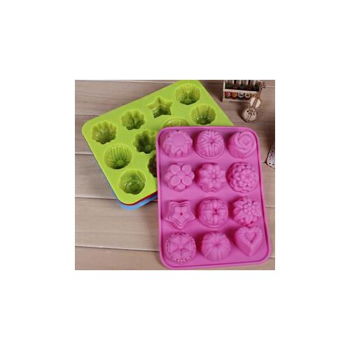 Real New Arrival Cake Decorating Tools Household Products Bakeware 12 Lotus-shaped Flowers And Jelly Mold Pudding Dessert