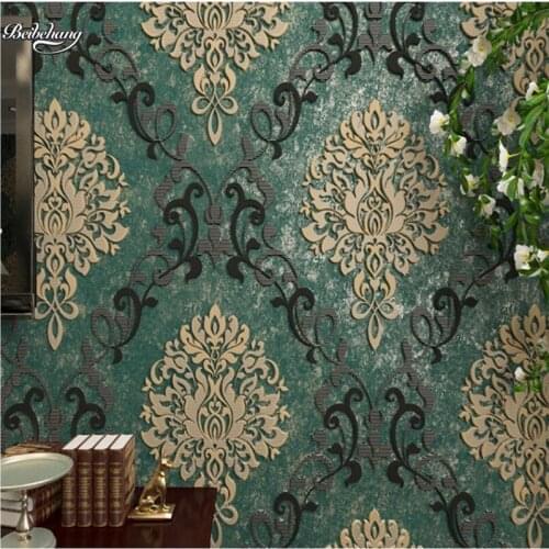 Beibehang European Wallpapers Living Room TV Background Wallpaper 3d 3D Bedroom papel de parede Wallpaper Luxurious Wallpaper