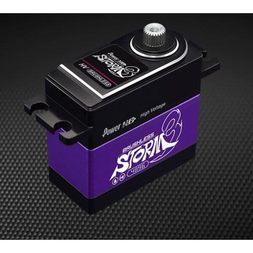 Power HD Digital Servo STORM-3 Brushless Motor Titanium & Steel Gear for RC Model