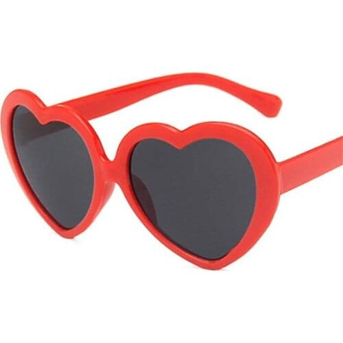 Heart Retro Sunglasses Children 2021 Fashion Glasses For Boys/Girls Vintage Sunglasses Children Small Oculos De Sol Feminino
