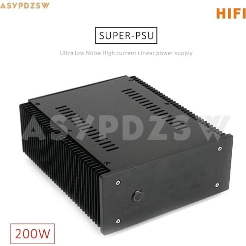 SUPER-PSU HIFI Ultra low Noise LPS 200W High current Linear power supply DC 5V/9V/12V/15V/18V/19V/24V Optional