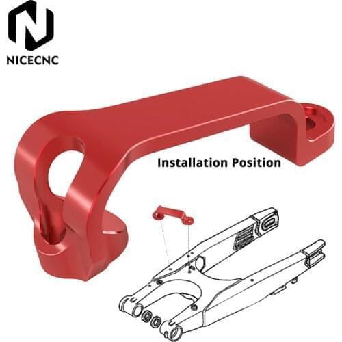Rear Brake Hose Line Clamp Guide Holder For Honda CRF250R 450R RWE 2015-2021 CRF250RX 450X 2019-2021 450L 2019-2020 450RL 2021
