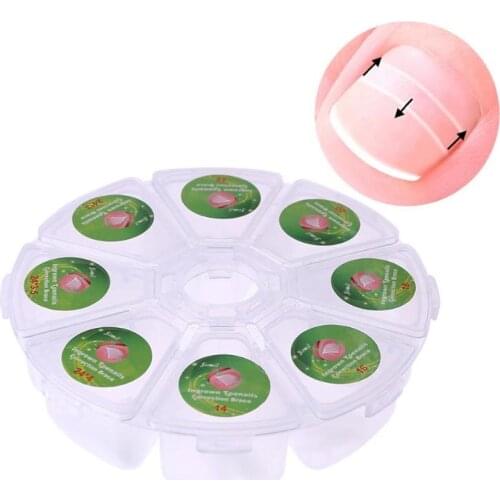 100pcs/box Ingrown Pedicure Toenail Straightening Clip Toe Nail Sticker Brace Toenials Thick Correction Patch Foot Care Tools