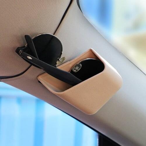 2 Car Auto Truck Pillar Pocket Holder Box Storage Bag Cigarette Cellphone Glasses Car Styling Accessories HA10699