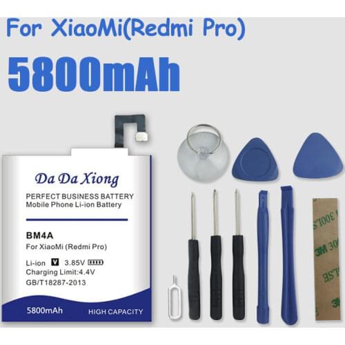 5800mAh BM4A Battery for Xiaomi Hongmi Redmi Pro Battery