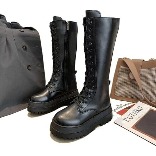 AMEKAR Women's High Boots