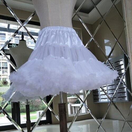 Ball Gown Underskirt Cosplay Swing Short Dress Petticoat Gothic Lolita Petticoat Ballet Tutu Skirt Rockabilly Crinoline