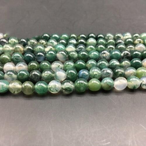 4/6/8/10mm 12mm Natural Stone Bead green agat Tiger Eye Bulk Loose Stone Beads For Making Bracelet Necklace Jewelry