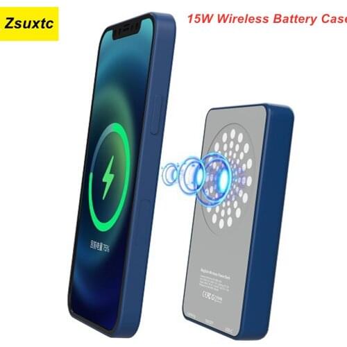 5000 Mah Battery Case For iphone 12 Mini 12 Pro 12 Pro Max 15W Fast Charge Wireless Magnetic Separation 12Pro Power Bank Charger