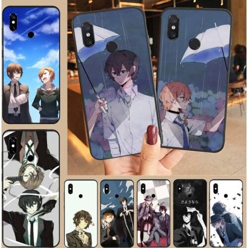 Japan anime bungou stray dogs Phone Case For Xiaomi Mi A1 A2 5 6 6PLUS 8 9 SE Lite MIX 2 2S MAX 2 3 Pocophone F1