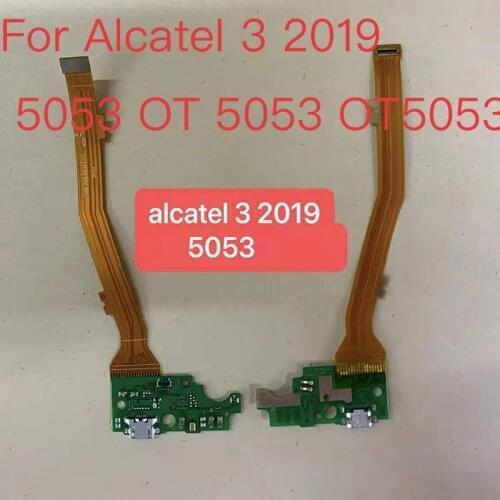 IPCS NEW USB Power Charging Connector Plug Port Dock Flex Cable For Alcatel 3 2019 5053 OT 5053 OT5053