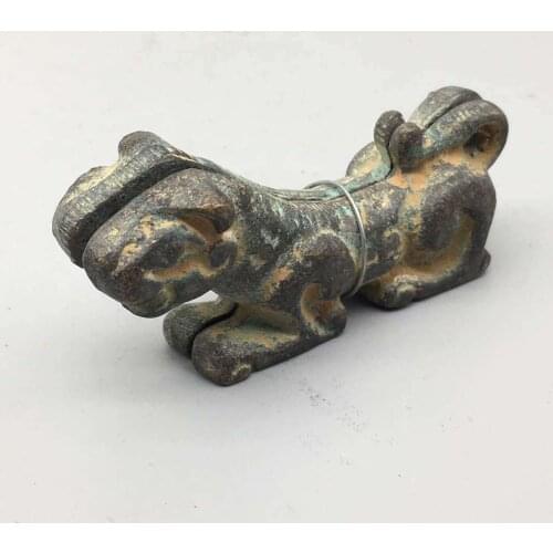 Collection Antiques miscellaneous bronzes tiger art amulet statue