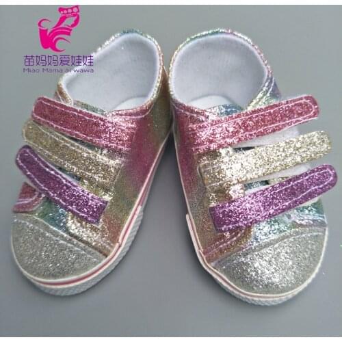 43cm baby doll shoes sneackers, 18-inch doll shoes boots mini shoes toy for little girl gift