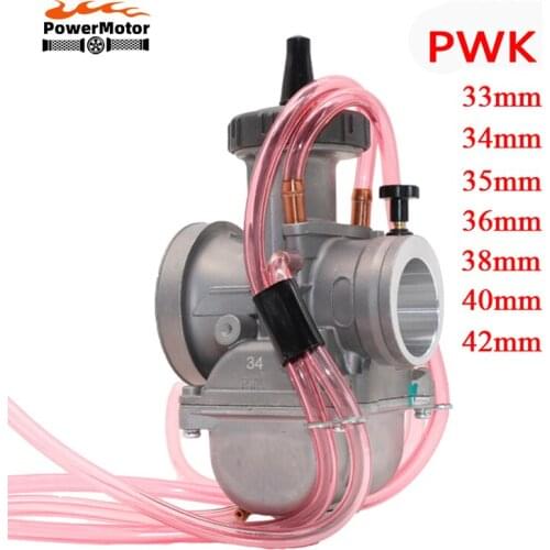 Motorcycle PWK Carburetor 4T engine Carb 33 34 35 36 38 40 42mm Racing Parts With Power Jet Dirt Pit Bike ATV Off-Road Moto