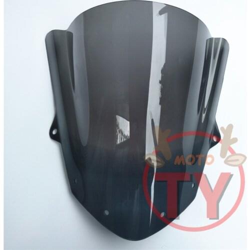 Motorcycle For Kawasaki ZX10R 08-09 6R 09-10 ZX 10R 2008-2009 6R 09-10 Windshield Bubble Windscreen Smoke Black Wind Deflectore