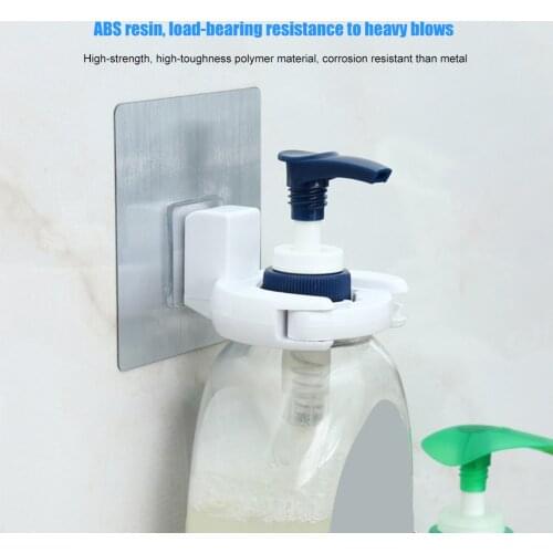 NEW Bathroom Organizer Wall Mounted Shampoo Bottle Shelf Shower Gel Rack Liquid Soap Holder Self Adhesive Shelves Hanger 2021