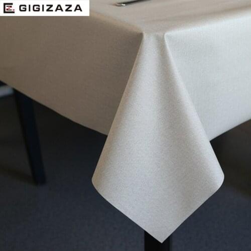 Solid Ivory PVC Table Cloth Protector Desk Pad Soft Glass Dining Tablecloth Transparent Top Table Cloth Plastic Mat 137
