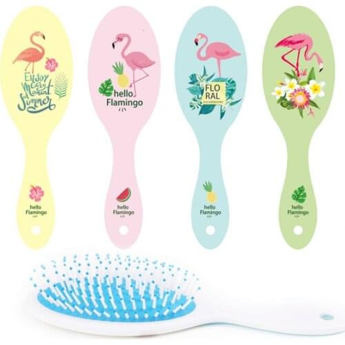 Plastic printing massage comb, color rubber air bag comb, massage scalp air cushion comb