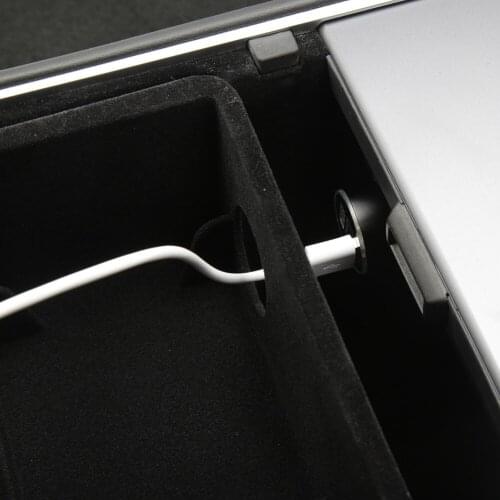 The Center Console Armrest Box Storage Box Tray Suitable for Tesla Model 3Y 2021 Car Interior Accessories