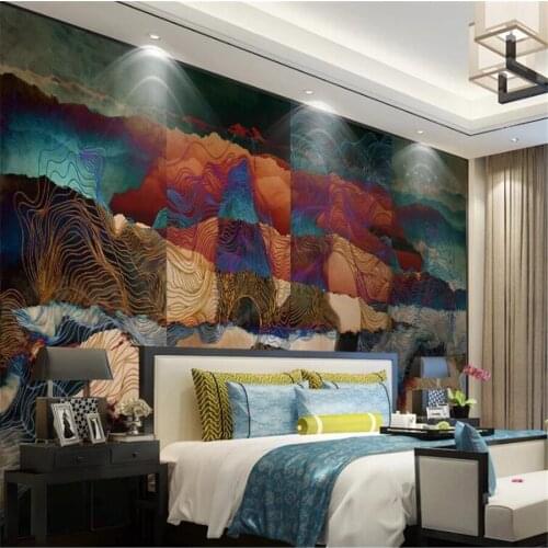 Custom wallpaper 3d photo mural new Chinese classical ink landscape art deco TV background wall wall papers home decor wallpaper