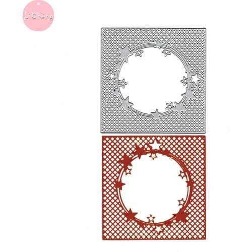 Grid Frame Dies Scrapbooking Knives Paper Embossing Folders for Photo Album Card Making Die Cutting Dies Scrapbook Crafts