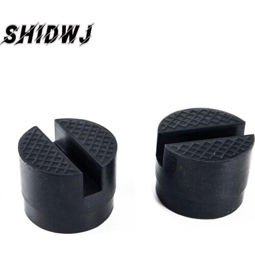 Vehicle Auto Car Black Jack Rubber Pad Anti-slip Rail Adapter Support Block Heavy Duty Lift Tool Car Accessories