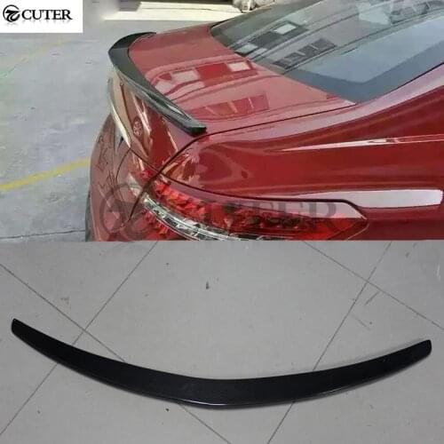 W207 E300 Carbon fiber rear wings for Mercedes Benz W207 Coupe E350 Lrs stlye Trunk Lip Spoiler 10-15