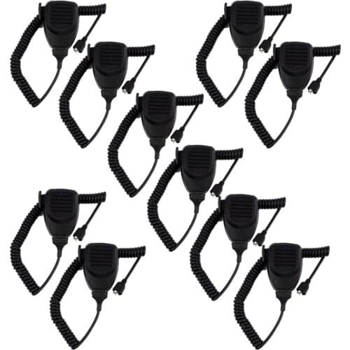 10pcs 6 Pin RJ-45 Plug Speaker Mic for Kenwood Radio TK-868 TK-880 TKR-851E3 New
