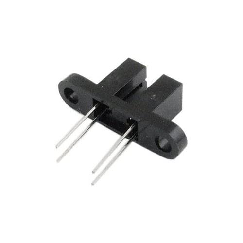 10 Pcs 1/8" Gap 4 Pins Slotted Optical Switch Sensor w Mounting Bracket