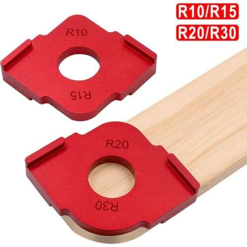 3Pcs/set Radius Quick-Jig Router Table Bit R5 R10 R15 R20 R25 R30 Corner Jig Templates Wood Routers Jig for Woodworking Tools