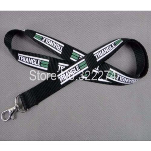 300pcs/lot 3/4" Yellow Polyester Neck Lanyard With Metal Swivel Hook Wholesale Promotion LOGO Custom Gift Lanyards