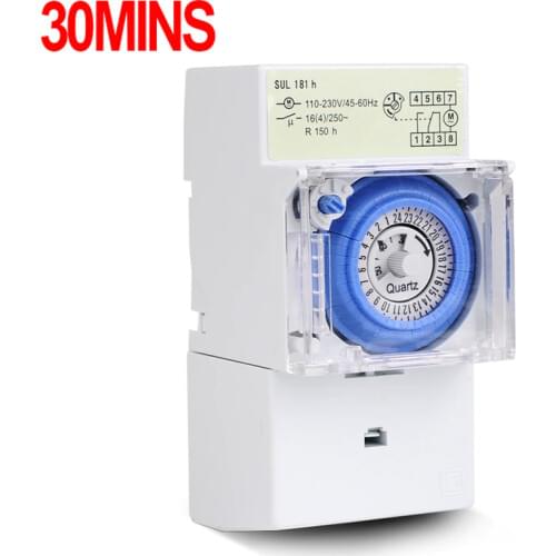 Analog 24 hours Mechanical Timer Switch SUL181h 220V AC in stocks