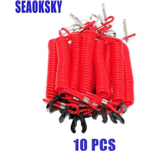Safety kill Stop switch 10 pieces for Yamaha boat engine, kill stop switch for Hidea Parsun Hangkai Boat Engine