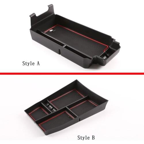 For Nissan X-Trail 2020 ABS Black Car Central Armrest Box Storage Box Central Control Storage Box car accessories