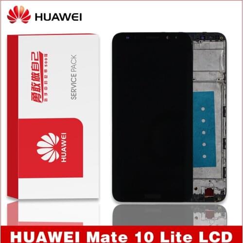 5.9" Original Display for HUAWEI Nova 2i LCD Touch Screen with Frame For HUAWEI Mate 10 Lite LCD Nova 2i Display RNE-L21