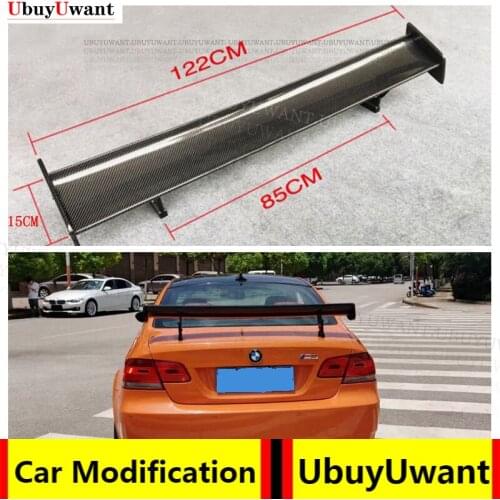 FOR BMW E92 3 Series 2 Door FOR 2005-2012 BMW E92 Coupe CARRear Trunk Spoiler Carbon Fiber Rear Trunk Boot Lid Lip WING Spoiler