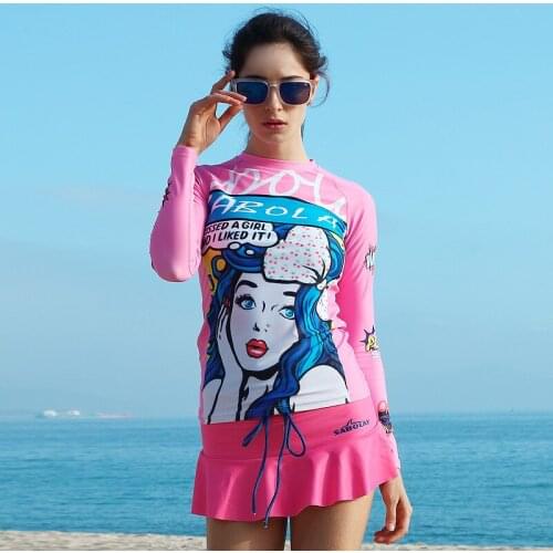 Women Diving Equipment bodysuit coat trousers Rashguard Tights Neoprene Wetsuit Diving Jacket Long Pants