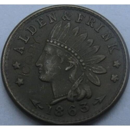 Civil war 1863 copy coins #5