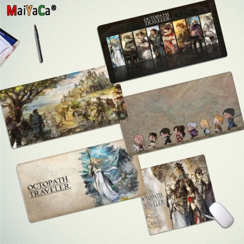 Octopath Traveler Top Quality Laptop Gaming Mice Mousepad Size for Keyboards Mat Mousepad for boyfriend Gift