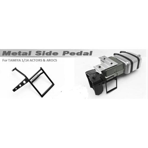 Metal Side Pedal Stair For 1/14 Scale Tamiya RC Tractor Truck BBenz Actros 1851 Actros 3363 AROCS 3363