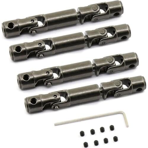 4Pcs Metal CVD Drive Shaft for WPL D12 C24 C34 B14 B24 B16 B36 MN D90 MN99S RC Car Parts Upgrade Accessories