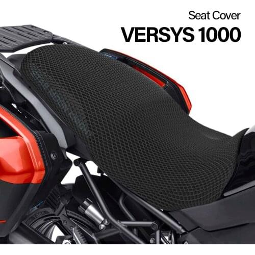 Motorcycle Anti-Slip 3D Mesh Fabric Seat Cover Breathable Waterproof Cushion Fit For Kawasaki VERSYS 1000 VERSYS1000 ABS