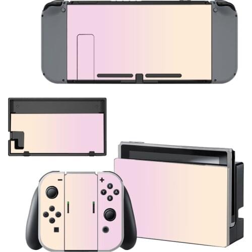 7 Styles Gradual change Vinyl Decal Skin Sticker For Nintendo Switch NS NX Console Protector Game Accessoriy NintendoSwitch