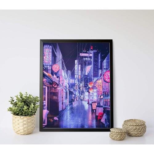 Neon Art and College Posters By Haus and Hues | College Dorm Room Decorations, Cool Posters for Guys, Trippy Neon Room Decor, As