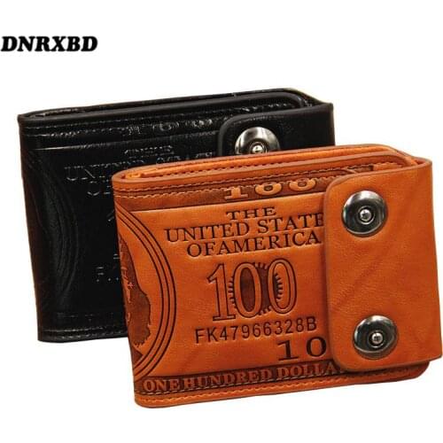 New Men Wallets Small Money Purses Wallets New Design Men Wallet With Coin Bag hasp Wallet male clutch cartera hombre purse