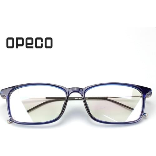 Opeco mens TR90 eyewear including prescription Lenses RX eyeglasses light weight frame RX recipe male spectacles D9114