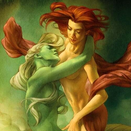 Custom mural custom wall painting wallpaper decorative TV background Hotel European style abstract body art wallpaper mural