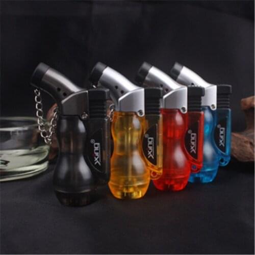 Portable Spray Gun Butane Jet Lighter Turbo Torch Lighter Cigar Fire Windproof Gourd Pipe Lighter 1300 C NO GAS