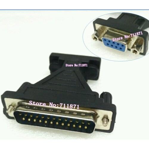 Serial Rs232 DB9 Female to DB25 Male Adapter Connector 9 Pin Female to 25P Male Serial connector 25Pin DB25 Male 9P DB9 Female